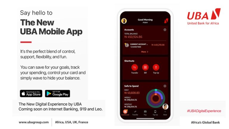 UBA Gives Customers More Control, Convenience with New Mobile App