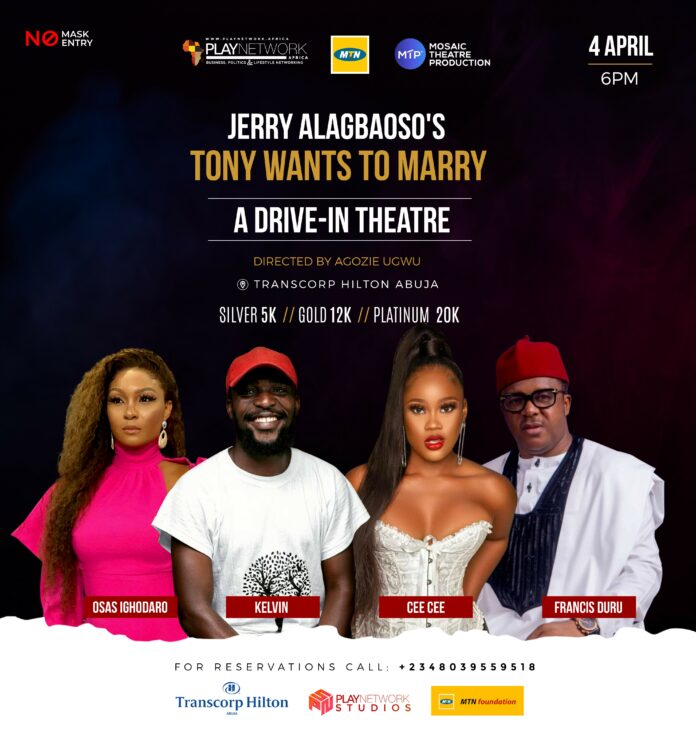 MTN Foundation Sponsors “Tony Wants To Marry” Drive-In Theatre Performance-Brand Spur Nigeria