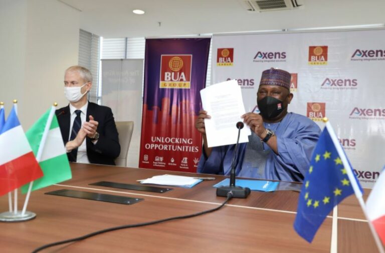 President Macron Lauds Abdul Samad Rabiu as BUA Group And Axens Strengthen Deal on 200,000bpd Refinery Project