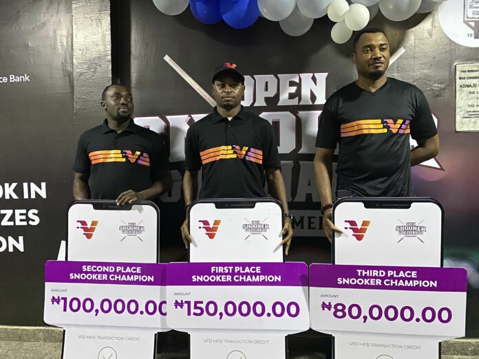 Gideon John, Wale Akinola Win VBank Snooker & Billiards Tournament (Photos)