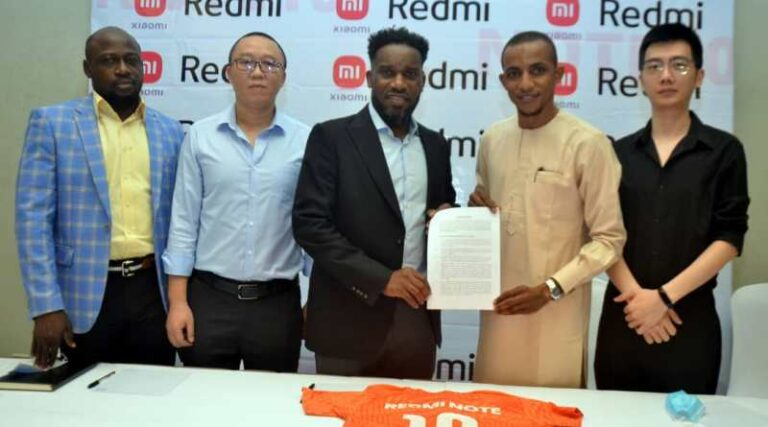 PHOTO: Xiaomi Signs Jay-Jay Okocha As Brand Ambassador