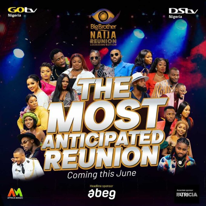 #BBNaijaReunion: Big Brother Naija Lockdown Reunion Show Starts June 17