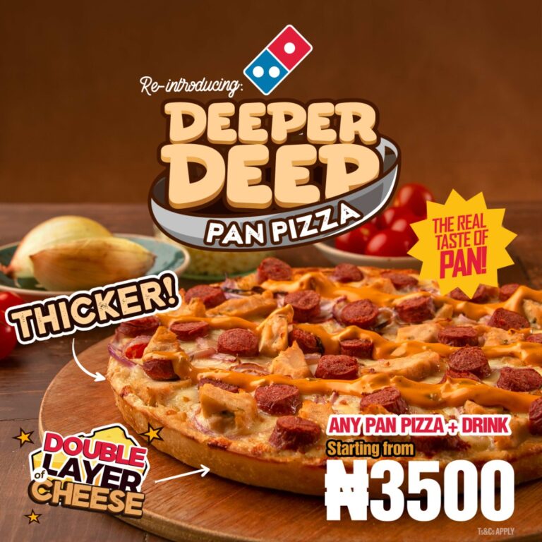 Domino’s Re-Introduces Pan Pizza As The “DEEPER DEEP PAN PIZZA”