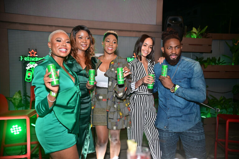 Nancy, Uti and VJ Adams Are Bringing All The Excitement To Football Fans With The Heineken UCL Challenge