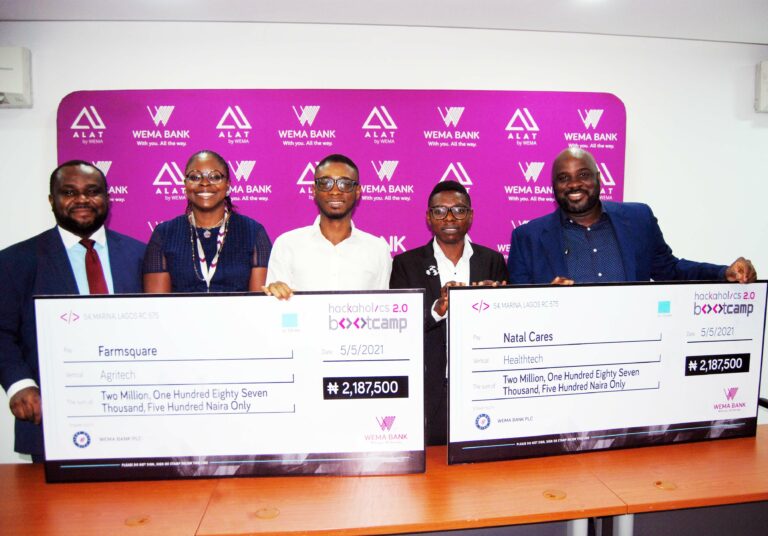 Wema Bank Unveils ‘Hackaholic 2.0 Bootcamp Winners