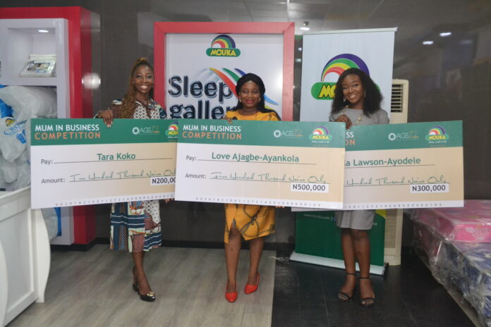 MOUKA Celebrates Mothers, Presents Cheques to Winners of Mums-in-Business-Brand Spur Nigeria