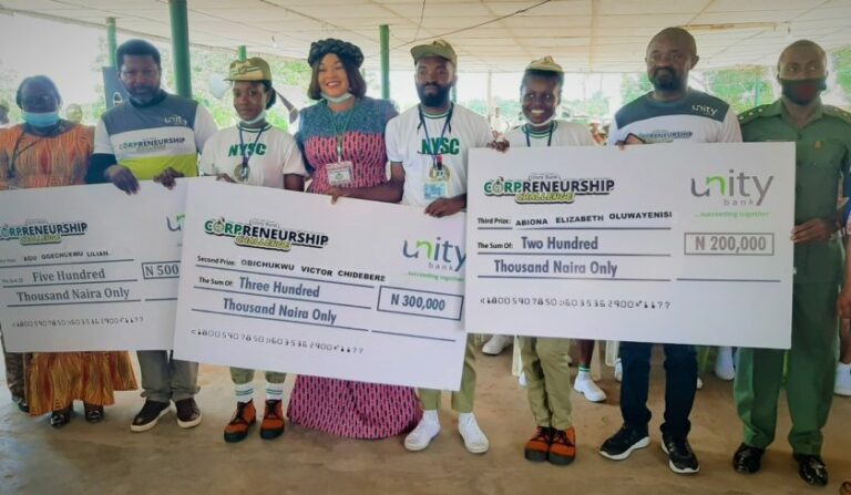 NYSC members win N10m in Unity Bank Corpreneurship challenge
