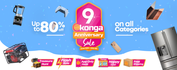 Konga 9th Anniversary: Konga Rolls Out 900k Products, 90k Deals-Brand Spur Nigeria Konga 9th Anniversary: Konga Rolls Out 900k Products, 90k Deals-Brand Spur Nigeria