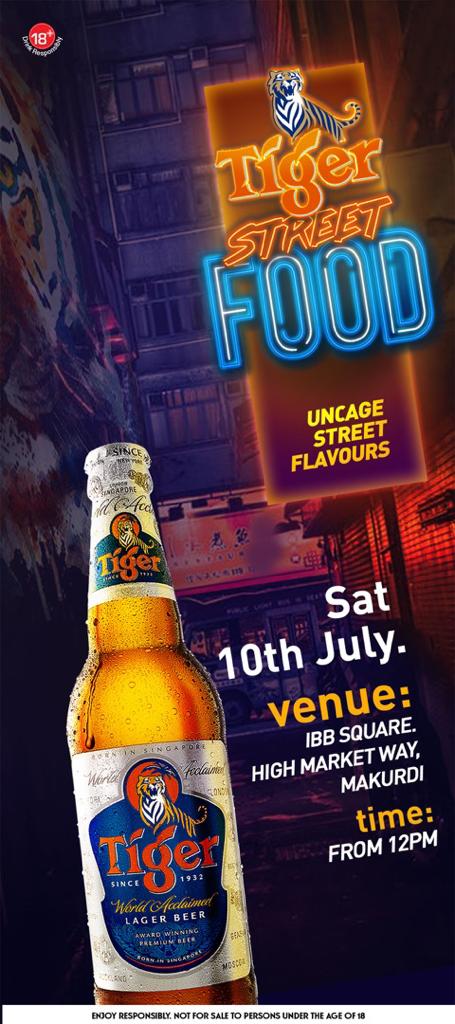 Peruzzi, DJ Big N, DJ Tony, MC Smart, Rapizo and others to take over Makurdi for Tiger Beer Street Food Festival