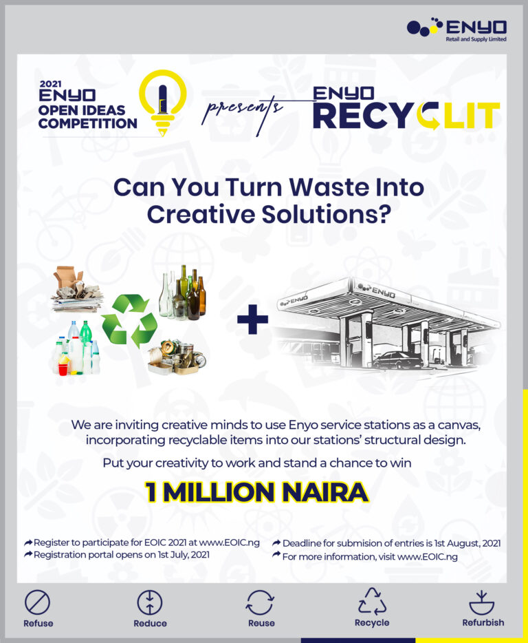 Enyo Is Giving Creatives A Chance On Innovative Recycling With Its Open Ideas Competition