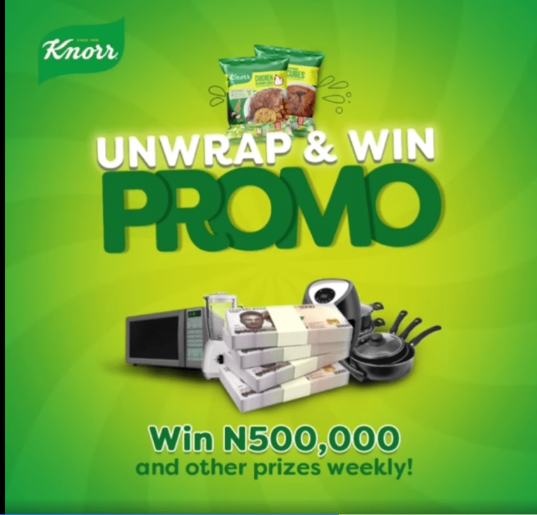 How To Win N500,000 In The Knorr Unwrap And Win Promo