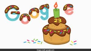 Google Celebrates 23rd Birthday With Animated Doodle