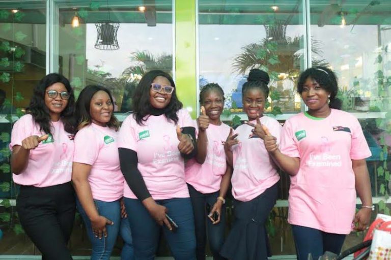 Breast Cancer Awareness: Adron Homes Screen Staff