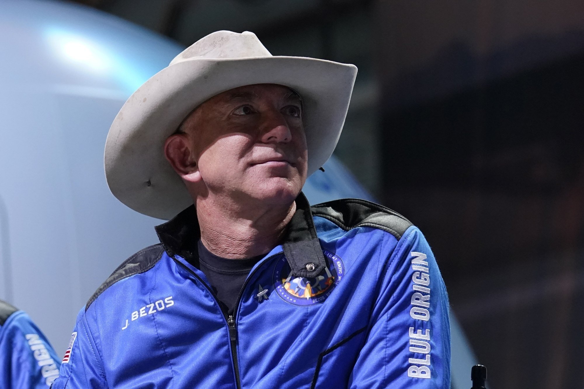 Jeff Bezos, founder of Amazon and space tourism company Blue Origin, went into space earlier this year. Photo: AP Photo