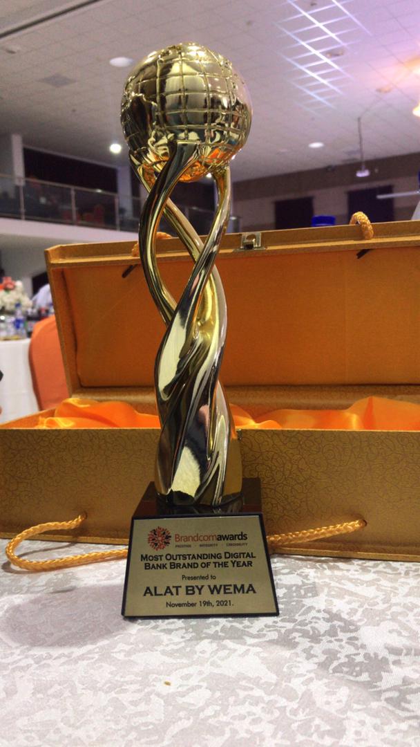 ALAT By Wema Emerges 2021 Most Outstanding Digital Bank Brand