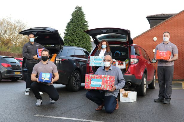 Jaguar Land Rover Staff Collect Christmas Foodbank Donations For Families In Need