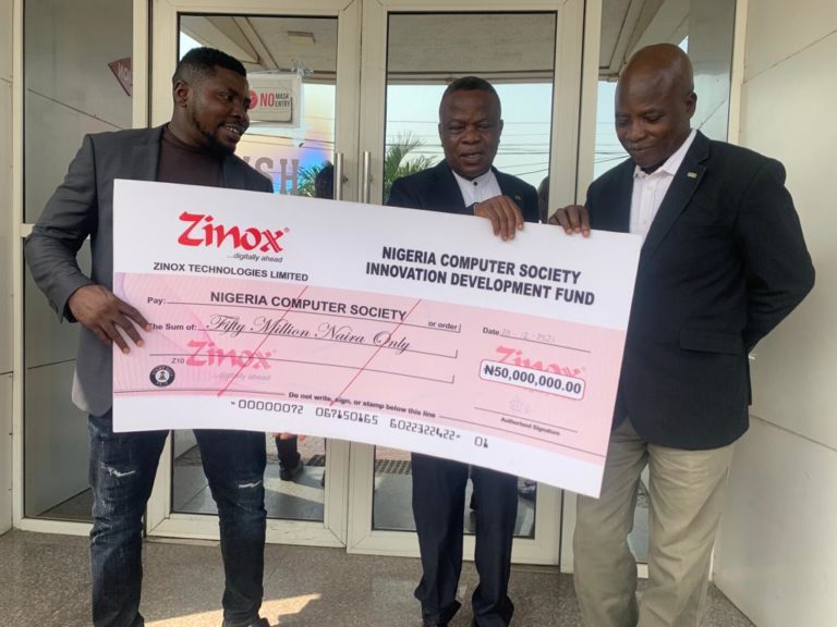 NCS Innovation & Development Fund Receives N50m From Ekeh, Zinox Boss