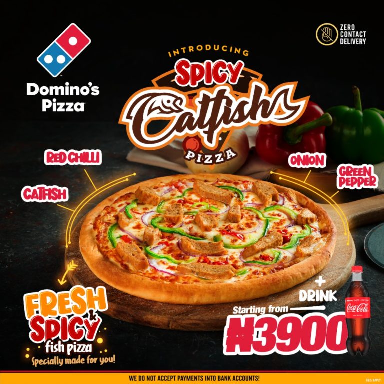 Celebrate This Love Season With The New And Delicious Spicy Catfish Pizza With Your Loved Ones