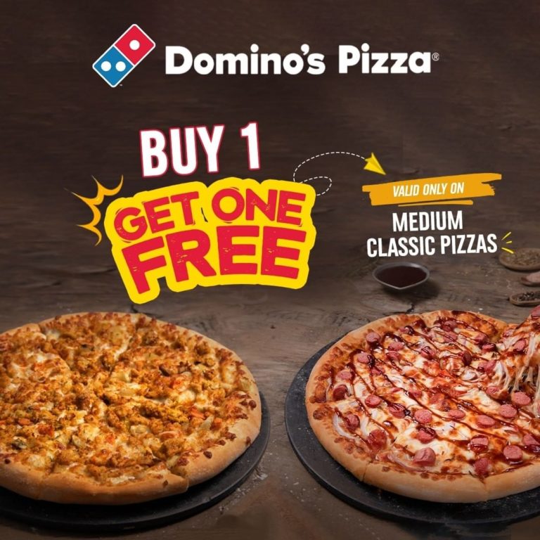 Domino’s Pizza Crustos Brings You Love With Online Buy 1 Get 1 Free Offer!