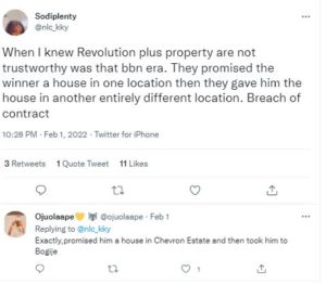 Revolution Plus Property Customers lament
