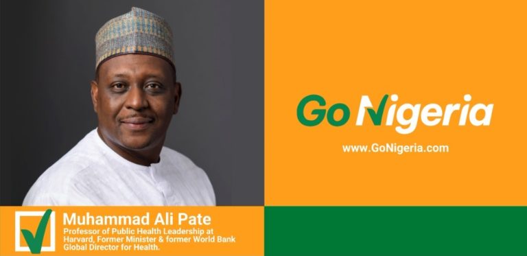 “If You Want A Change, You Must Participate In The Elections”. -Muhammad Ali Pate,