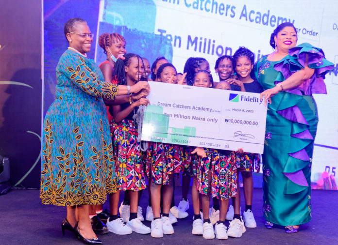 IWD 2022: Fidelity Bank Donates 10 Million Naira To Dream Catchers Academy For Girls