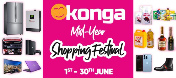 Konga Mid-Year Shopping Festival creative Konga Mid-Year Shopping Festival kicks off