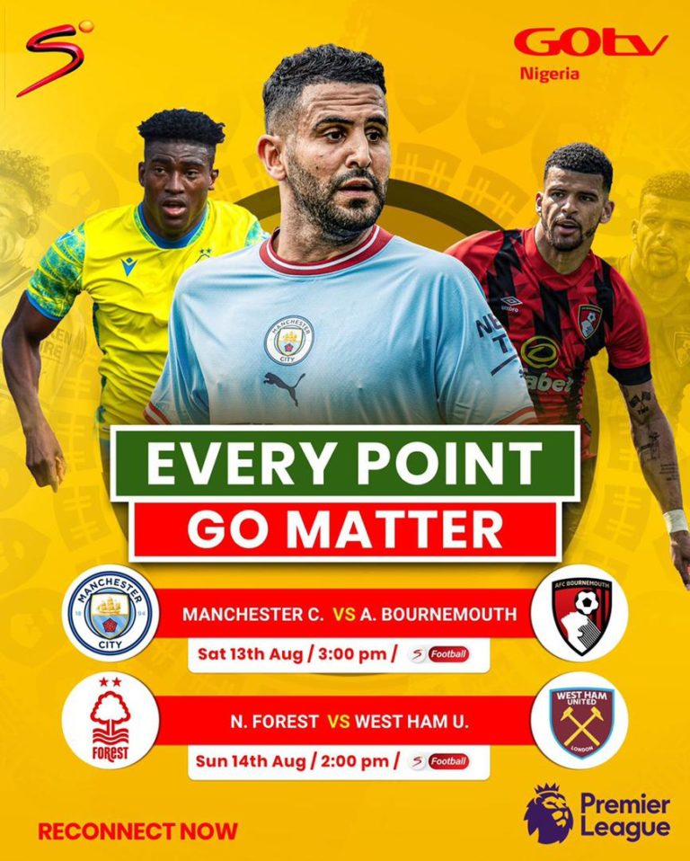 Manchester City Take On Bournemouth, La Liga Returns This Weekend On DStv, GOtv