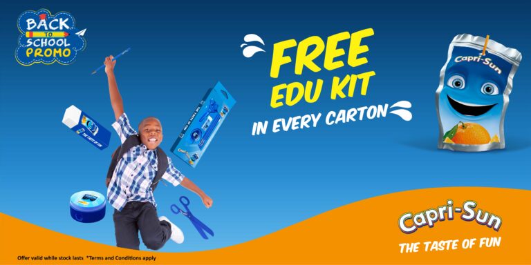 Capri-sun  Welcomes Children Back To School Gives Free Edu Kit
