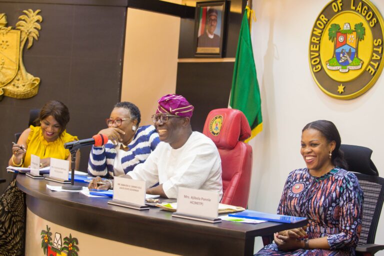 Lagos State Governor, Babajide Sanwo-Olu Meets First Set Of Finalists For Lateef Jakande Academy Fellowship
