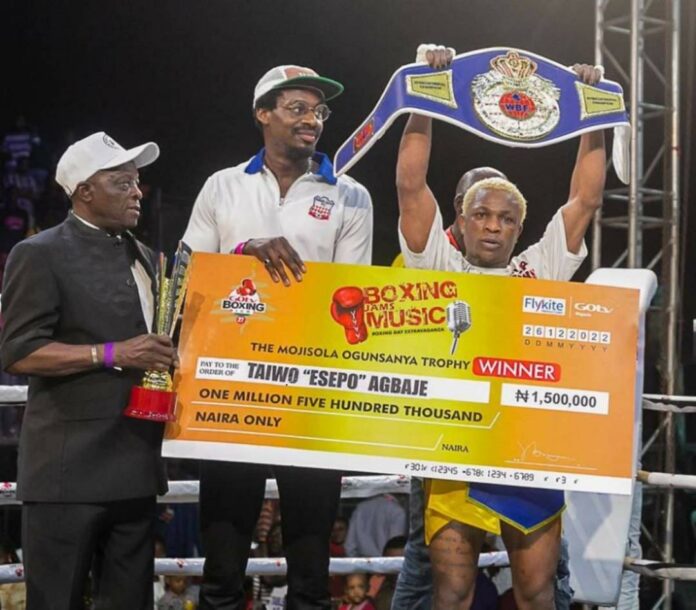 GOtv Boxing Night 27: Esepo Wins WBF Ritle, N1.5m