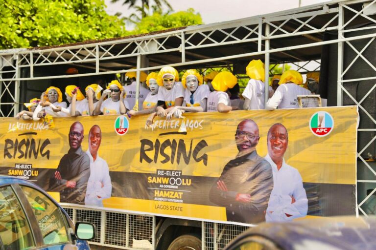 PHOTOs: Sanwo-Olu’s 2nd Term Campaign Kicks Off In Multi-Dimensional Fashion