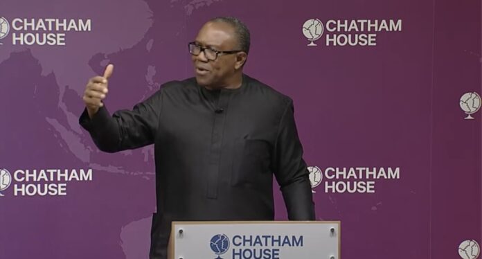 Peter Obi Appears At Chatham House Speaks About Nigeria’s 2023 Elections And More