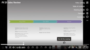 Personalized meeting markers in Microsoft Teams Premium.