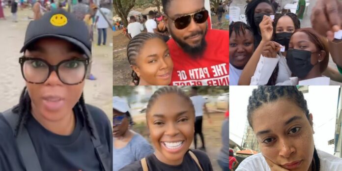 jdjdjd #NigeriaDecides2023: Nigerian Celebrities Storm Their Polling Unit