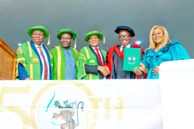 UNN  Conferred Doctorate Degree On Ebenezer Onyeagwu