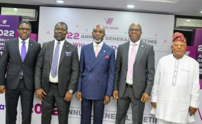 Wema Bank Plc, held its 2022 Annual General Meeting on May 31st, 2023 amidst encomiums over the sterling performance of the bank and the huge dividend payout.