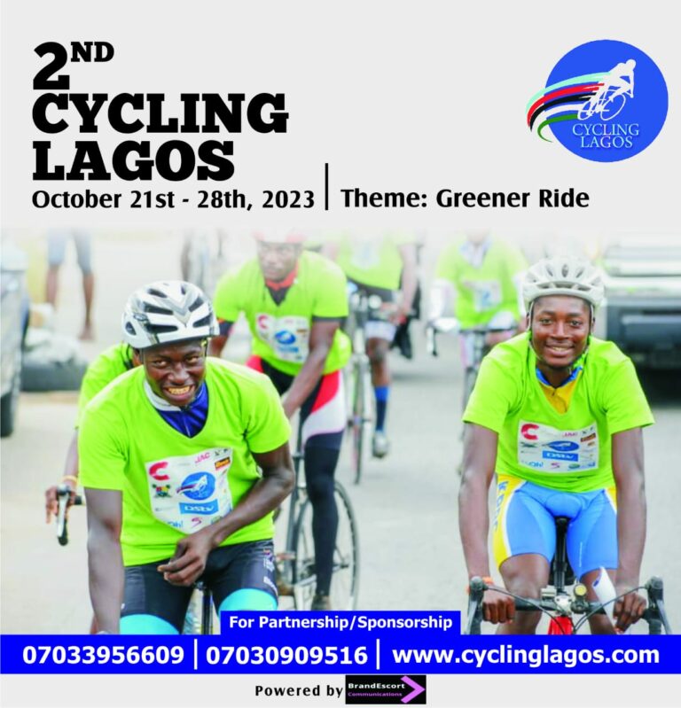 2nd Cycling Lagos: Organiser Begins Online Registration Of Participants July 6