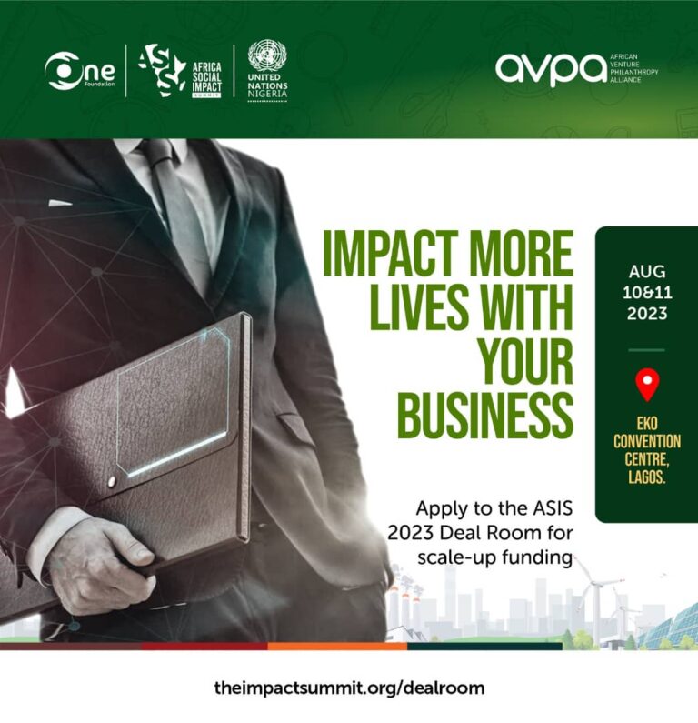 AVPA, Sterling One Foundation Announce Call for Applications For Africa Social Impact Summit 2023 Deal Room
