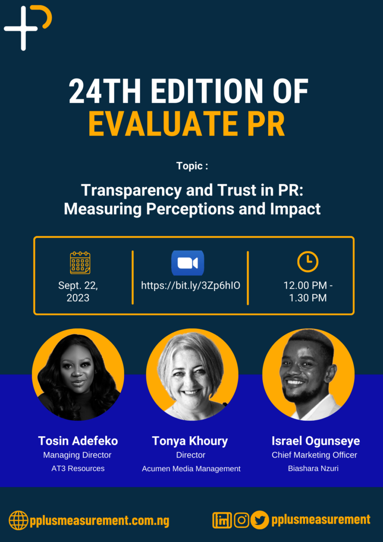 Leading Media Intelligence Consultancy, P+ Measurement Services Hosts 24th #EvaluatePR Event