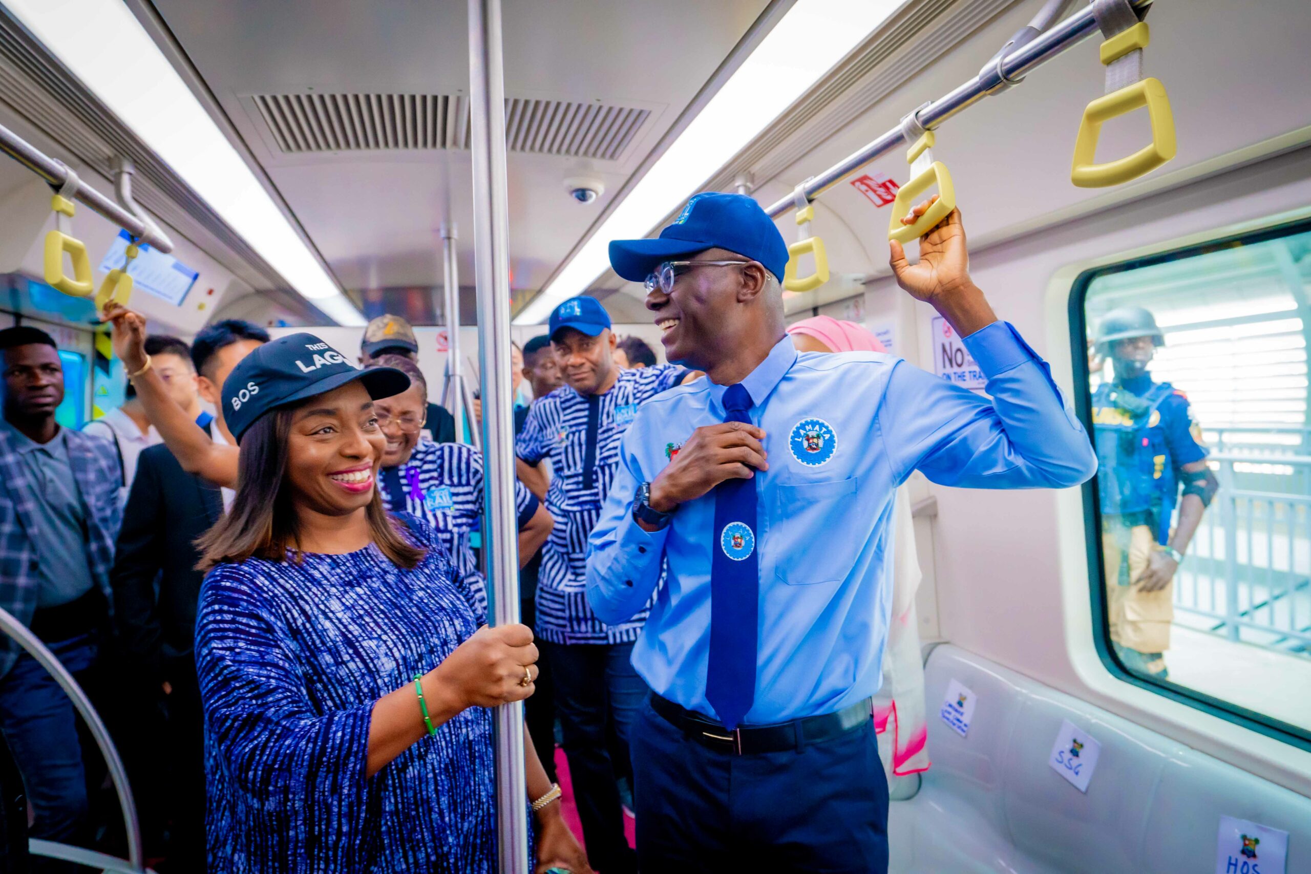 PHOTO NEWS: Sanwo-Olu Inaugurates Blue Line Rail With First Ride