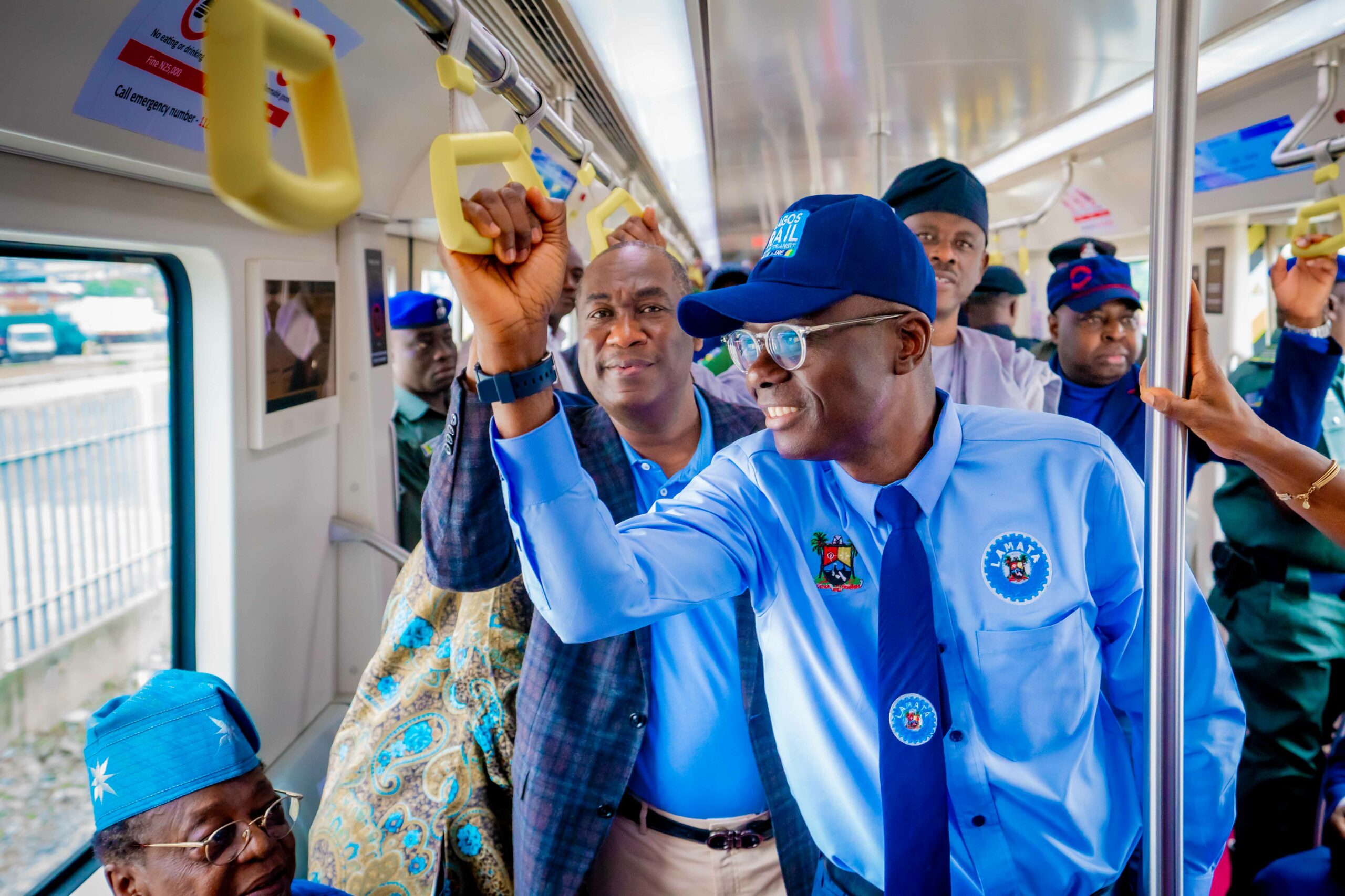 PHOTO NEWS: Sanwo-Olu Inaugurates Blue Line Rail With First Ride