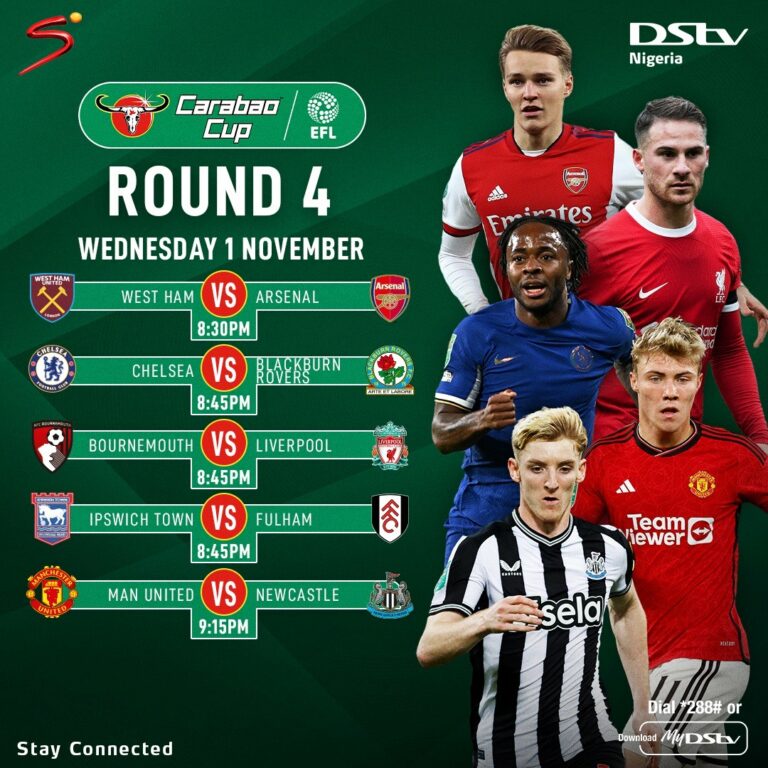 Man United, Newcastle To Renew Carabao Cup Rivalry On GOtv