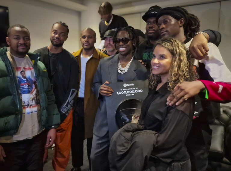 Spotify Honors Afrobeats Icon With 1 billion Streams Plaque