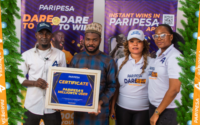 PariPesa’s Millionth User: Owolabi Asraf Bolaji Takes Home 1,000,000 Naira Reward! PariPesa’s Millionth User: Owolabi Asraf Bolaji Takes Home 1,000,000 Naira Reward!