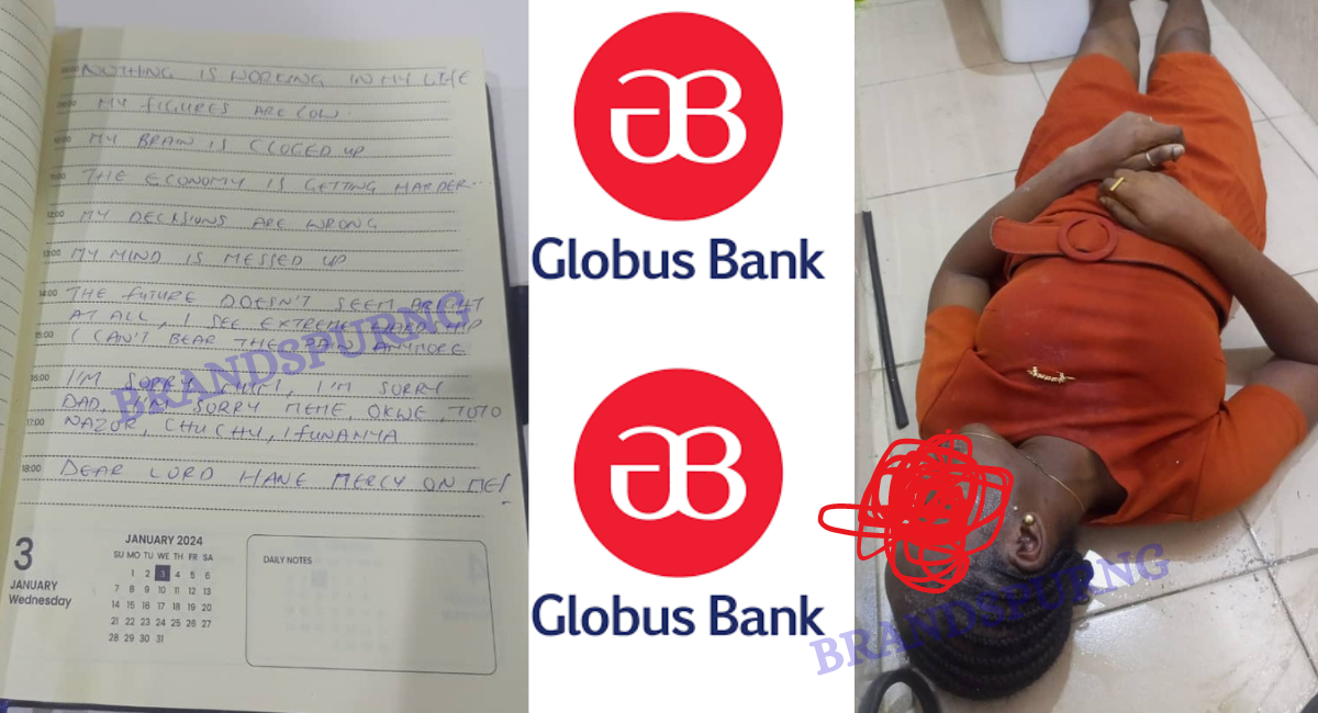Globus Bank Staff dead
