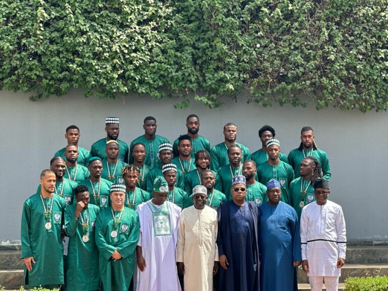 Super Eagles Receive National Award From Tinubu Along With Land Parcels And FCT Apartments