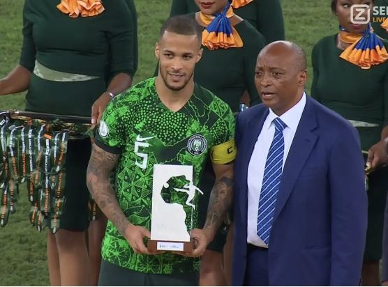 AFCON Awards: Troost-Ekong Wins Player Of The Tournament [See Full list]