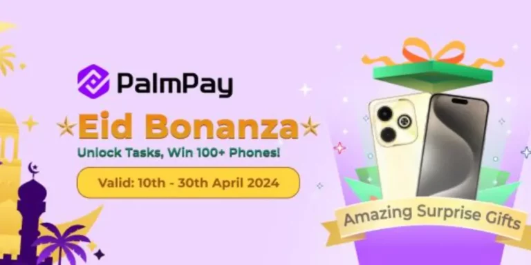Eid al-Fitr Promo: PalmPay To Reward 105 Users With iPhone 15 Pro, Infinix Note 40