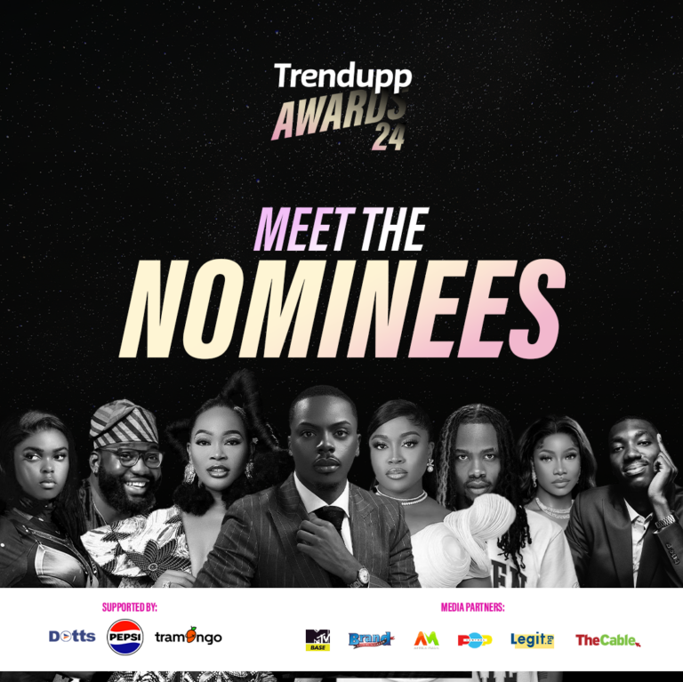 Enioluwa, Elsa Majimbo, Opeyemi Famakin, Taaooma, Tunde Onakoya, Veekee James…others, Meet the Nominees for Trendupp Awards 2024